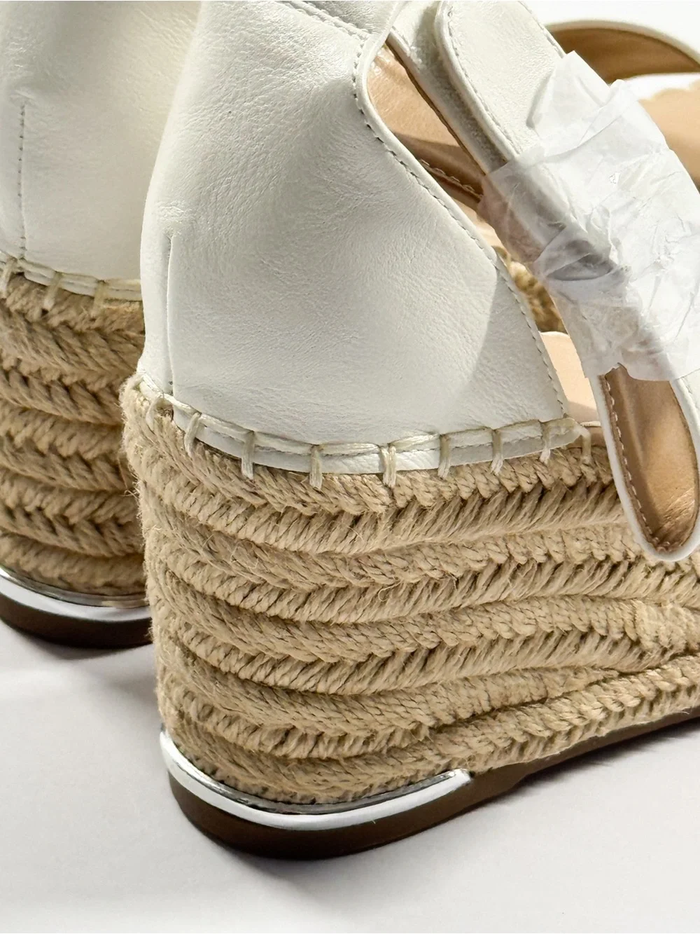 Dream Pairs Women's White Espadrille Ankle-Strap Sandals